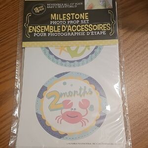 Milestone NWT Boys Photo Prop Set with Crab Design